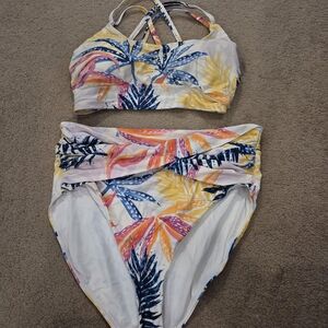 CALIA by Carrie Underwood Tropical Print Bikini